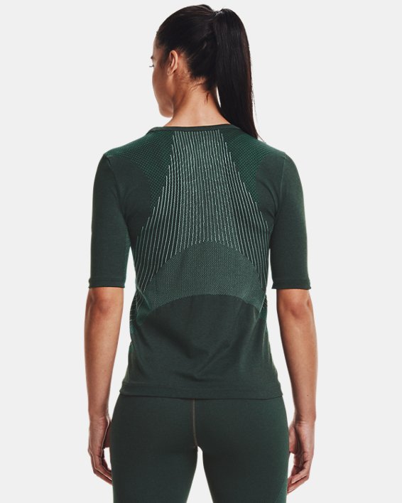 T-shirt à manches courtes UA RUSH™ Seamless pour femme, Green, pdpMainDesktop image number 1